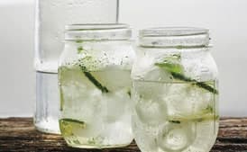 Coconut Water and Lime Rickey