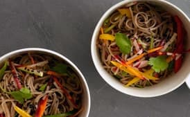 Cold Sesame Noodles with Summer Vegetables