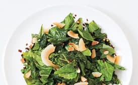 Collards with Toasted Coconut