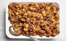 Cornbread Stuffing With Sausage and Corn Nuts