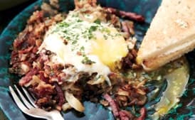 Corned Beef Hash with Eggs