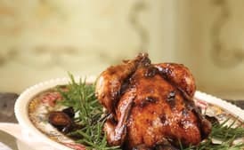 Cornish Hen in Port Wine and Fig Preserves
