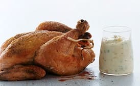 Cornish Hens with Roasted-Garlic Aïoli