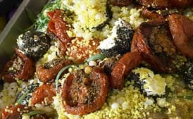 Couscous and Mograbiah with Oven-Dried Tomatoes