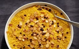 Couscous with Sautéed Almonds and Currants