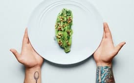 Crab with Romaine, Dill Sauce, and Sunflower Seeds