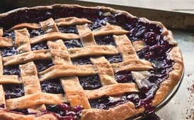 Cranberry and Wild Blueberry Pie