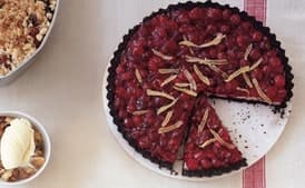 Cranberry-Chocolate Tart