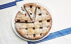 Cranberry Linzer Tart