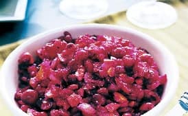 Cranberry, Tangerine, and Crystallized-Ginger Relish