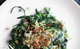 Creamy Lamb's-Quarters Gratin