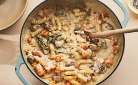 Creamy One-Pot Pasta with Sausage and Squash