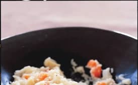 Creamy Rice with Parsnip Purée and Root Vegetables