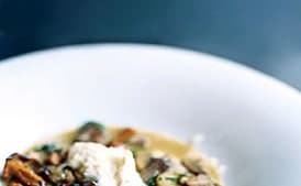 Creamy White Polenta with Mushrooms and Mascarpone