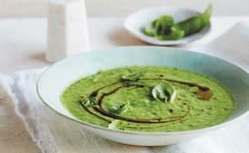 Creamy Zucchini-Basil Soup