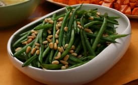 Crisp Haricots Verts with Pine Nuts