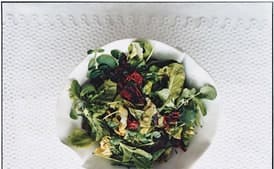 Crisp Winter Lettuces with Warm Sweet-and-Sharp Dressing