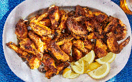 Crispy Turmeric-and-Pepper-Spiced Chicken Wings