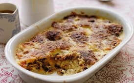 Croissant Bread and Butter Pudding