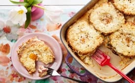 Croque Madame Casserole with Ham and Gruyère