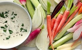 Crudités Vegetables with Remoulade Sauce