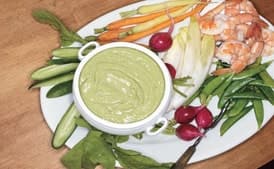 Crudités with Green Goddess Dip