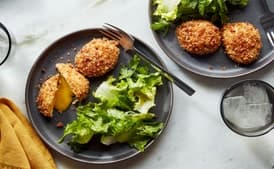 Crumb-Covered Poached Eggs