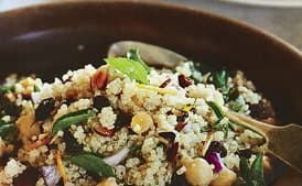 Crunchy-Sweet Quinoa Couscous with Fresh Herbs