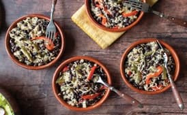 Sheet-Pan Cuban Rice and Beans