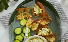 Cucumber-Basil Egg Salad