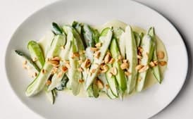 Cucumbers with Ajo Blanco Sauce