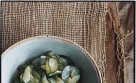 Cucumbers with Wasabi and Rice Vinegar