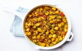 Cumin-Scented Potatoes With Tomatoes (Ghurma Aloo)