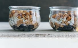 Curried Chicken Salad with Spiced Chickpeas and Raita