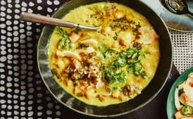 Curried Chickpea and Lentil Dal