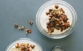 Dairy-Free Lemon Crèmes With Oat-Thyme Crumble