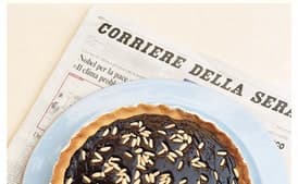 Dark Chocolate and Pine Nut Crostata