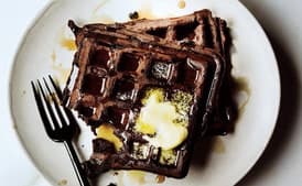 Dark Chocolate Waffles
