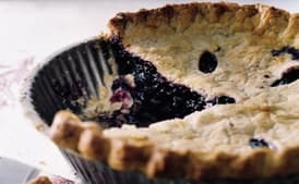 Deep-Dish Wild Blueberry Pie