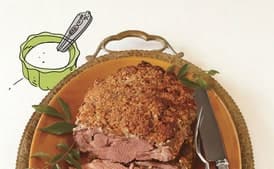 Delhi-Style Yogurt-Marinated Lamb with Nut Crust