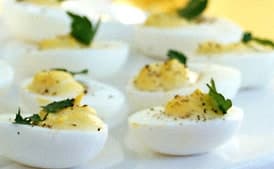 Deviled Eggs with Horseradish and Black Pepper