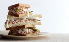 Deviled Ham and Pickle Sandwiches