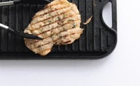 Dill Chicken Paillards with Tomato-Dill Relish