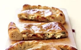 Double-Cheese and Prosciutto Calzone