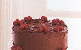 Double Chocolate Raspberry Cake