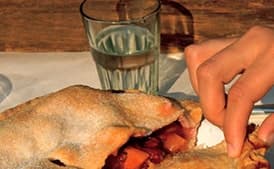 Double-Crust Nectarine Raspberry Pies