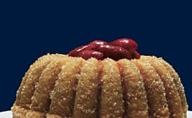 Double-Ginger Sour Cream and Bundt Cake with Ginger-Infused Strawberries