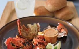 Dr. BBQ's Lobster with Chili-Lime Butter