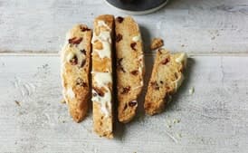 Dried Cranberry and White Chocolate Biscotti