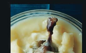 Duck Confit with Potato Leek Ragout